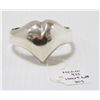 Image 1 : 925 SILVER HEART CUFF BRACELET 70G