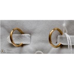 14 KT GOLD HOOP EARRINGS