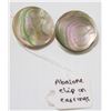 Image 1 : ABALONE SHELL CLIP ON EARRINGS