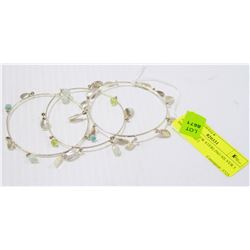 HOLT RENFREW STERLING SILVER 3 BRACELET SET