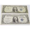 Image 1 : PAIR OF 1935 US SILVER BEARER $1.00 BILLS