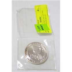 ONE TROY OUNCE SILVER OPM METALS BULLION ROUND