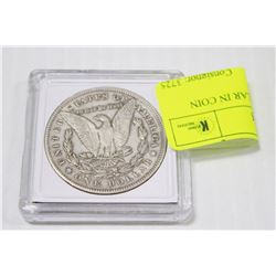 1878 US SILVER DOLLAR IN COIN HOLDER