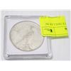 Image 1 : 1922 US SILVER PEACE DOLLAR IN COIN HOLDER