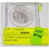 Image 1 : 1.5 TROY OUNCE SILVER POLAR BEAR COIN