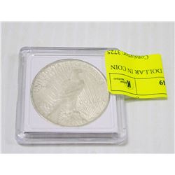 1922 SILVER PEACE DOLLAR IN COIN HOLDER