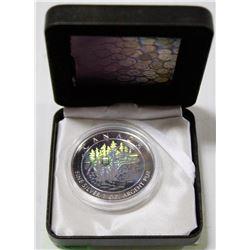 CANADIAN MINT ONE TROY OUNCE HOLOGRAM SILVER $5
