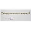 Image 1 : 925 SILVER LINK TOGGLE BRACELET 16G 7.5”