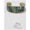 Image 1 : 925 SILVER AND ABALONE SHELL CUFF BRACELET