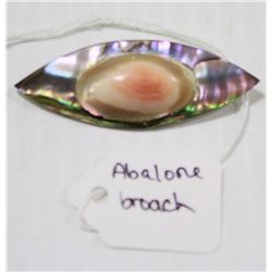 ABALONE SHELL BROOCH