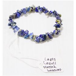 LAPIS LAZULI STETCH BRACELET RAW STONES