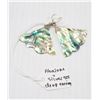 Image 1 : ABALONE AND SILVER BUTTERFLY DROP EARRINGS