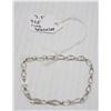 Image 1 : 925 SILVER LINK BRACELET 7.5” LENGTH