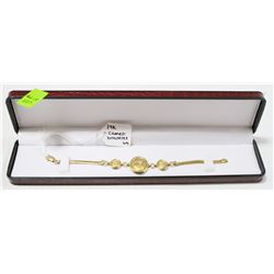 14 KT GOLD CAMEO BRACELET