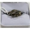 Image 1 : VINTAGE SILVER DRAGON RING ORNATE SIZE 4