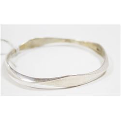 VINTAGE 925 SILVER BANGLE 18G