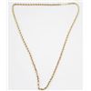 Image 1 : 10 KT GOLD ROPE CHAIN 24” 10G