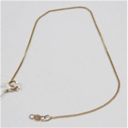 10 KT CURB LINK BRACELET 7”