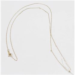 10 KT GOLD TWIST CHAIN 24”