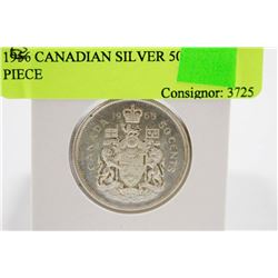 1965 CANADIAN SILVER 50 CENT PIECE