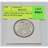 Image 1 : 1960 CANADIAN SILVER 50 CENT PIECE IN HOLDER