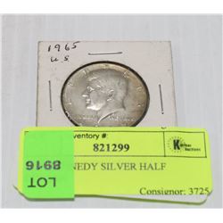 1965 KENNEDY SILVER HALF DOLLAR