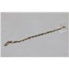 Image 1 : 10 KT GOLD TWO TONE BRACELET 7.5”