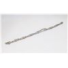 Image 3 : APPRAISED @ $1800.00 10KT WHITE GOLD FANCY CUT DIAMOND BRACELET.