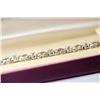 Image 1 : APPRAISED @ $1400.00 10KT WHITE GOLD DIAMOND SET BRACELET.