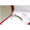 Image 1 : APPRAISED @ $1500.00 14KT WHITE GOLD DIAMOND RING. SIZE 7.5