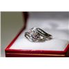 Image 1 : APPRAISED @ $850.00 10KT WHITE GOLD DIAMOND RING. SIZE 7