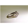Image 2 : APPRAISED @ $850.00 10KT WHITE GOLD DIAMOND RING. SIZE 7
