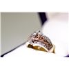 Image 2 : APPRAISED @ $2600.00 14KT WHITE AND ROSE GOLD DIAMOND RING. SIZE 6.5