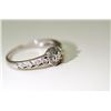 Image 2 : APPRAISED @ $650.00 10KT WHITE GOLD DIAMOND RING. SIZE 8