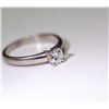 Image 2 : APPRAISED @ $4000.00 A PLATINUM DIAMOND SOLITAIRE RING BY BIRKS. SIZE 6