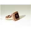 Image 2 : APPRAISED @ $2300.00 14KT ROSE GOLD GARNET RING. SIZE 7