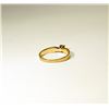 Image 3 : APPRAISED @ $600.00 10KT YELLOW & WHITE GOLD DIAMOND SOLITAIRE RING