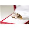 Image 1 : APPRAISED @ $1000.00 10KT YELLOW GOLD DIAMOND RING. SIZE 7