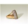 Image 2 : APPRAISED @ $1800.00 10KT YELLOW AND WHITE GOLD DIAMOND RING. SIZE 7