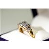 Image 1 : APPRAISED @ $3000.00 14KT YELLOW AND WHITE GOLD DIAMOND RING. SIZE 7