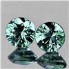 Image 1 : Natural Bluish Green Sapphire Pair (Flawless)Unheated