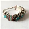 Image 2 : Tibet Hand Made Turquoise Bracelet