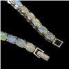 Image 3 : Natural Unheated White Opal Bracelet