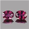 Image 1 : Natural AAA Raspberry Pink Rhodolite Garnet  Pair - FL