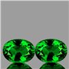 Image 1 : Natural Green Tsavorite Garnet Pair{Flawless-VVS}