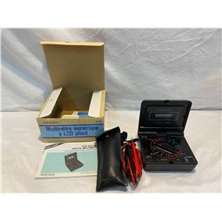 LCD folding digital multi meter