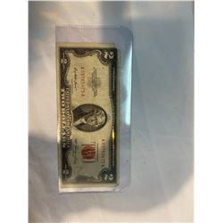USA $2 bill