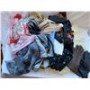 Image 1 : Lot silk scarfs and 2 pairs of gloves