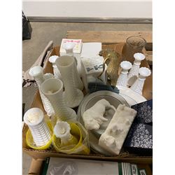 Lot of Milk glass and other