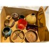 Image 1 : Lot of pottery and wood items